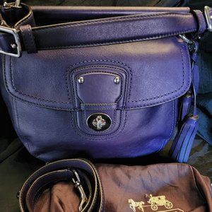 COACH Legacy Willis leather  Crossbody (marine)